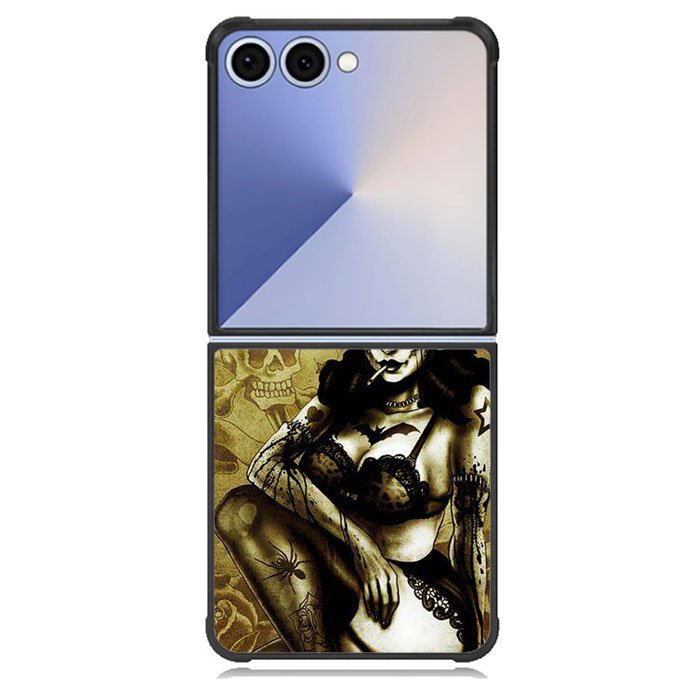 Zombie pin up Samsung Galaxy Z Flip 7 Case BC2712