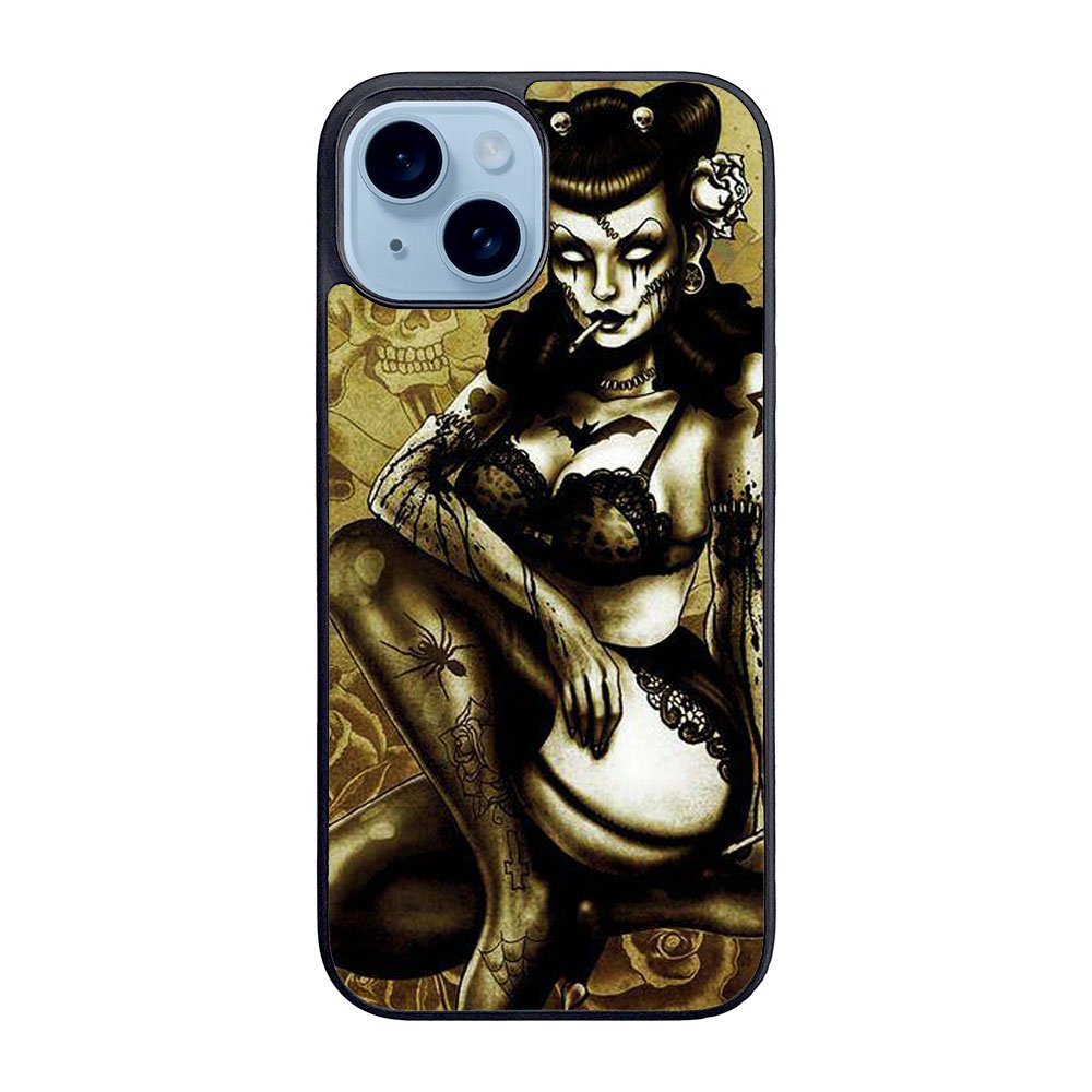 Zombie pin up Case iPhone 15 BC2712