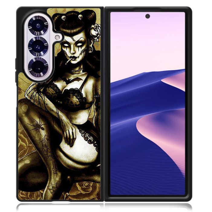 Zombie pin up Samsung Galaxy Z Fold 7 5G Case BC2712