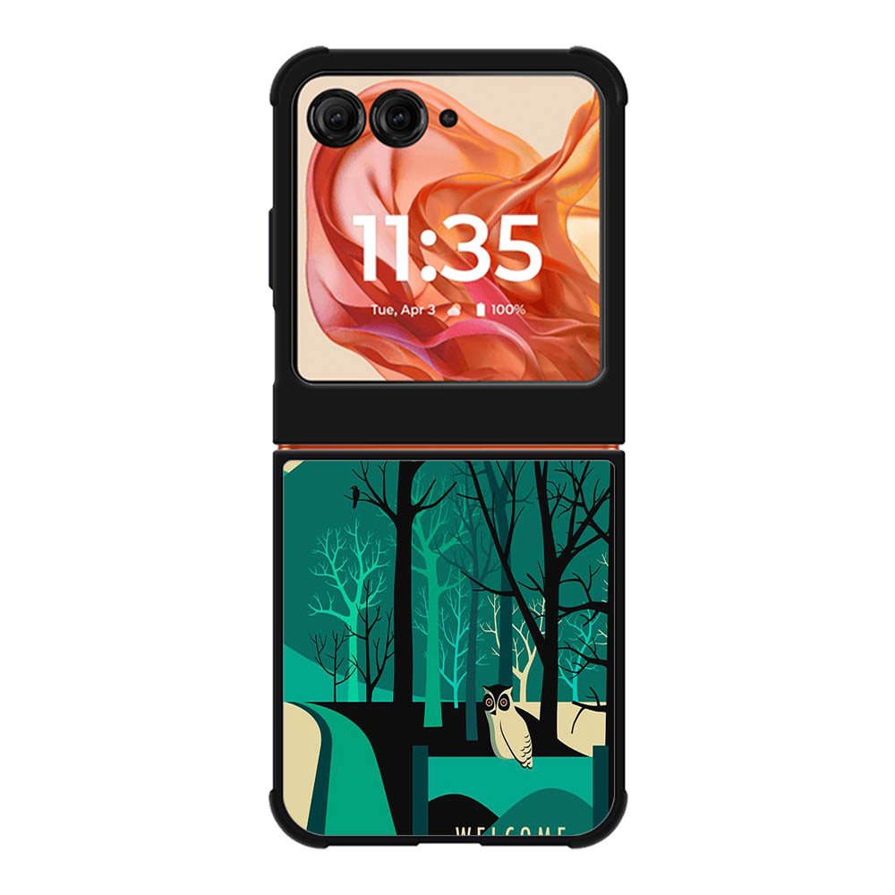 welcome to twin peaks wallpaper Motorola Moto Razr 2025/2024 , Moto Razr 60/50 Case BC2711