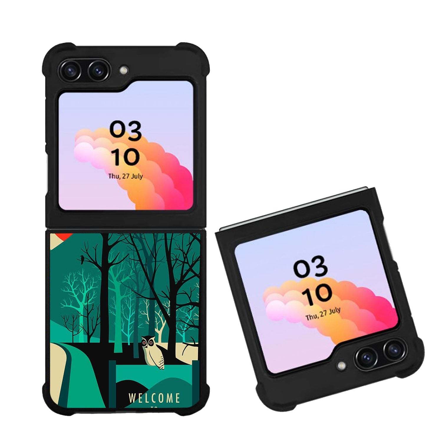 welcome to twin peaks wallpaper Case Samsung Galaxy Z Flip 5 5G BC2711