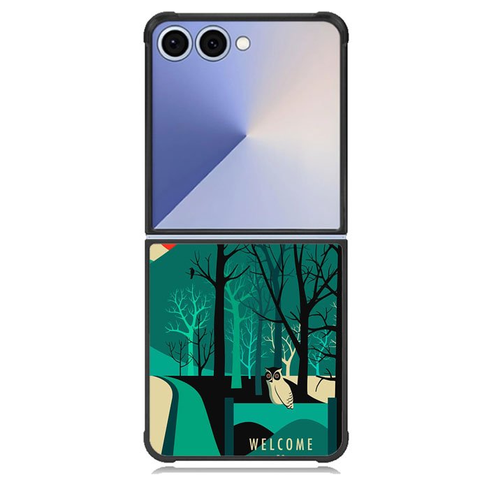 welcome to twin peaks wallpaper Samsung Galaxy Z Flip 7 Case BC2711