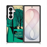 welcome to twin peaks wallpaper Samsung Galaxy Z Fold 8 Ultra Case BC2711