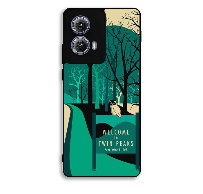 welcome to twin peaks wallpaper Motorola Moto Edge 2024 Case BC2711