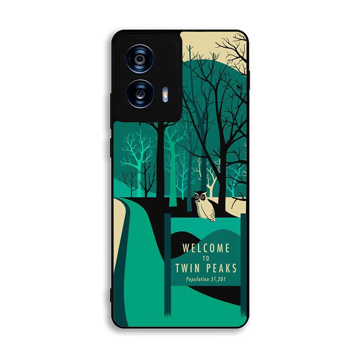 welcome to twin peaks wallpaper Motorola Moto G Power 5G 2024 Case BC2711