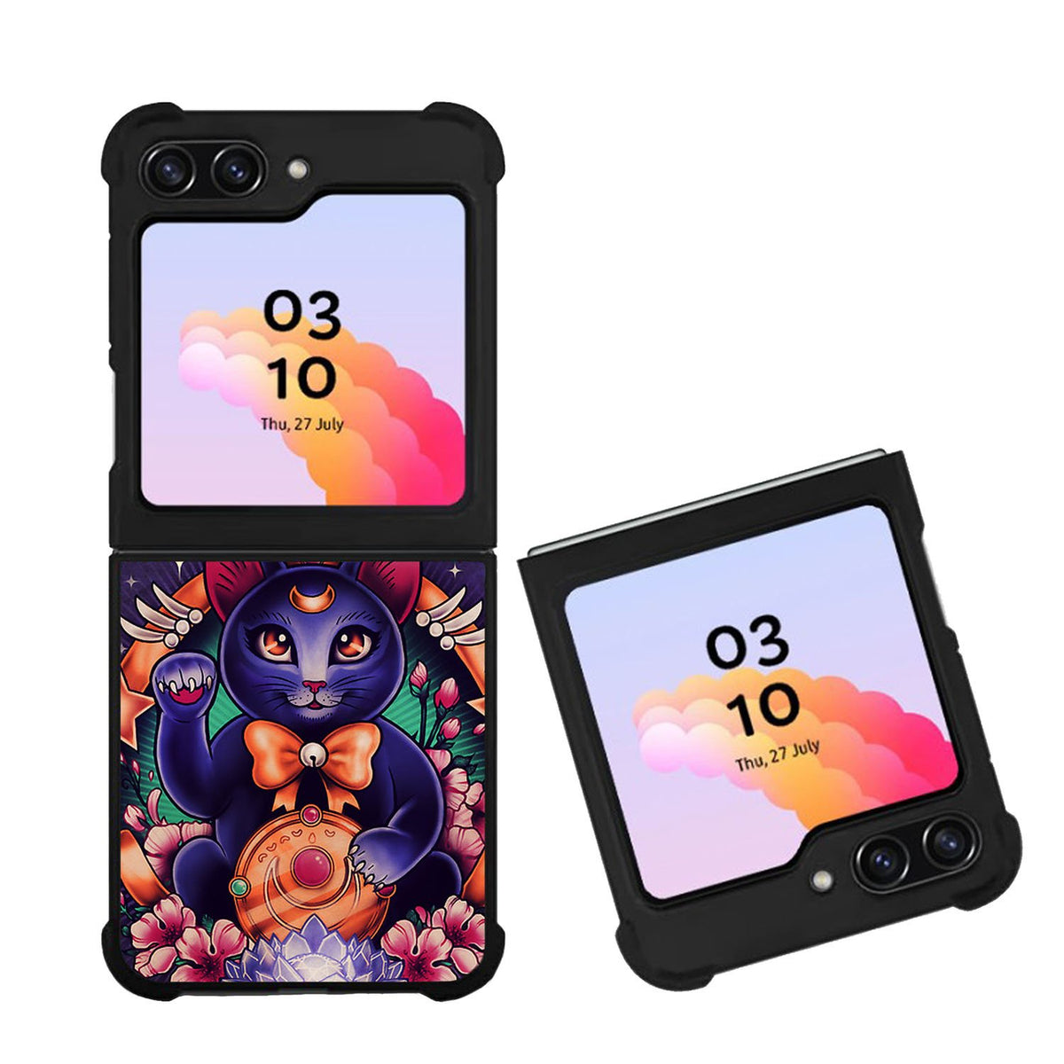 Luna Cat Sailor Moon Case Samsung Galaxy Z Flip 5 5G BC2707