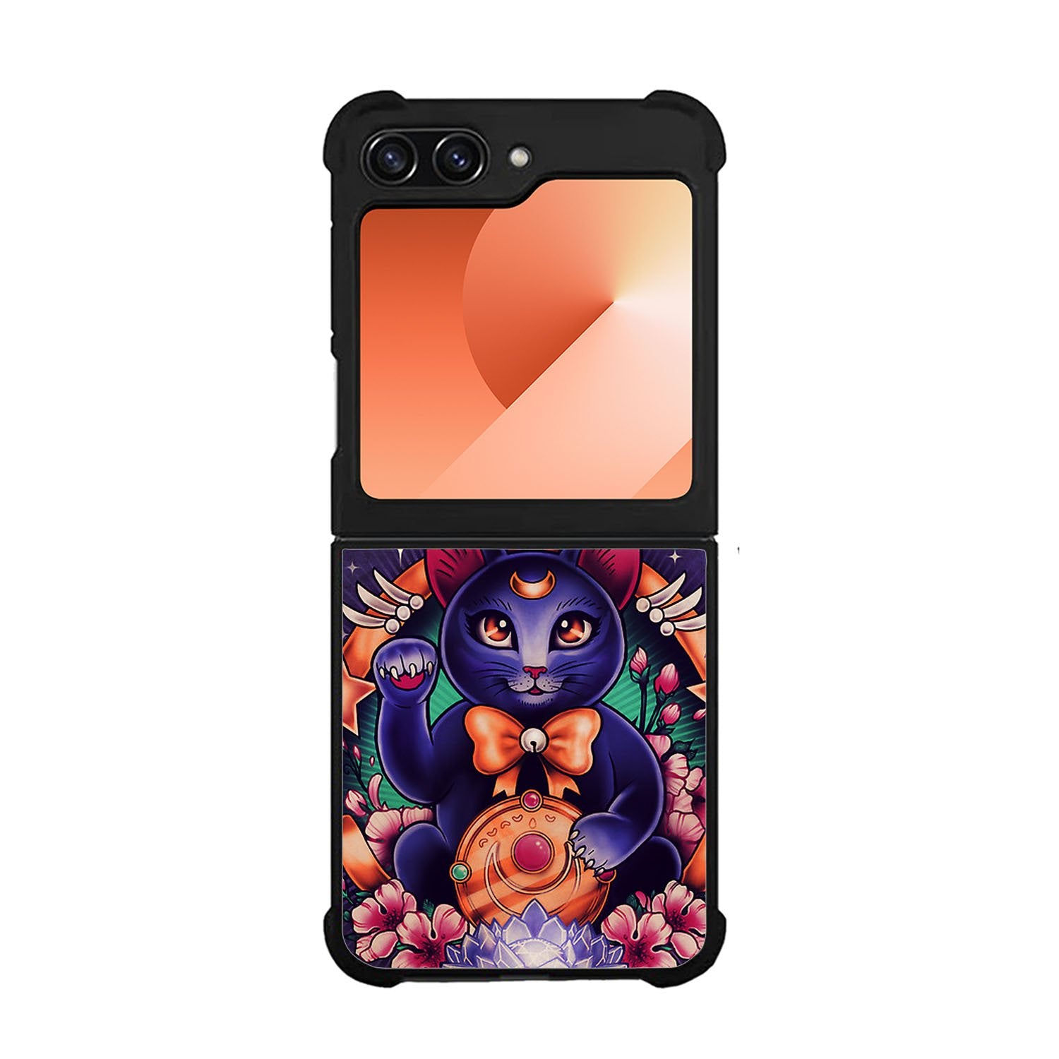 Luna Cat Sailor Moon Case Samsung Galaxy Z Flip 6 5G BC2707