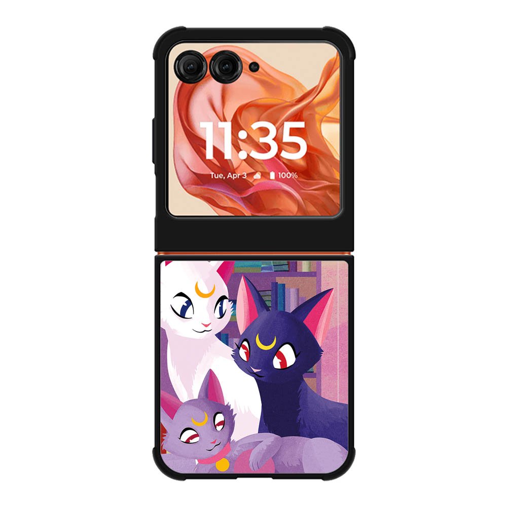 Luna Cat Sailor Moon Motorola Moto Razr 2025/2024 , Moto Razr 60/50 Case BC2706