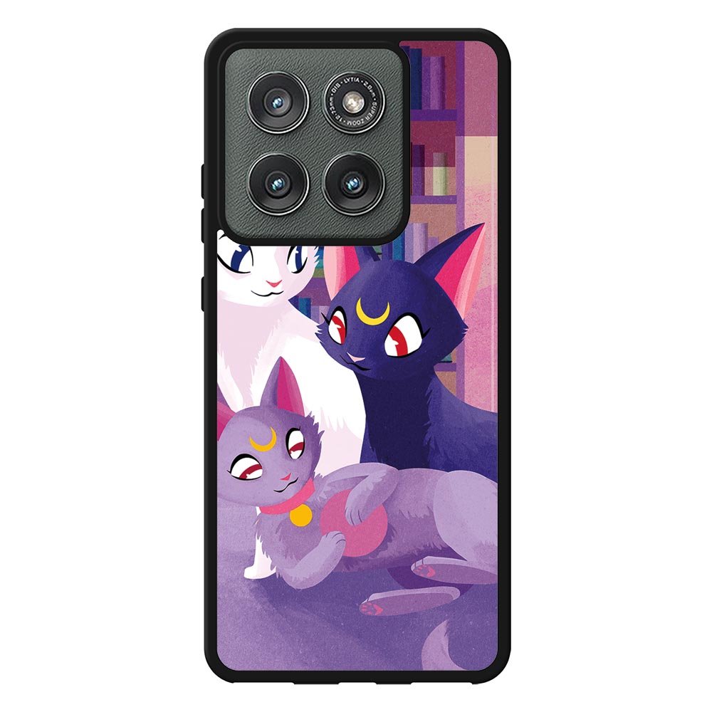 Luna Cat Sailor Moon Case Motorola Moto Edge 2025 BC2706