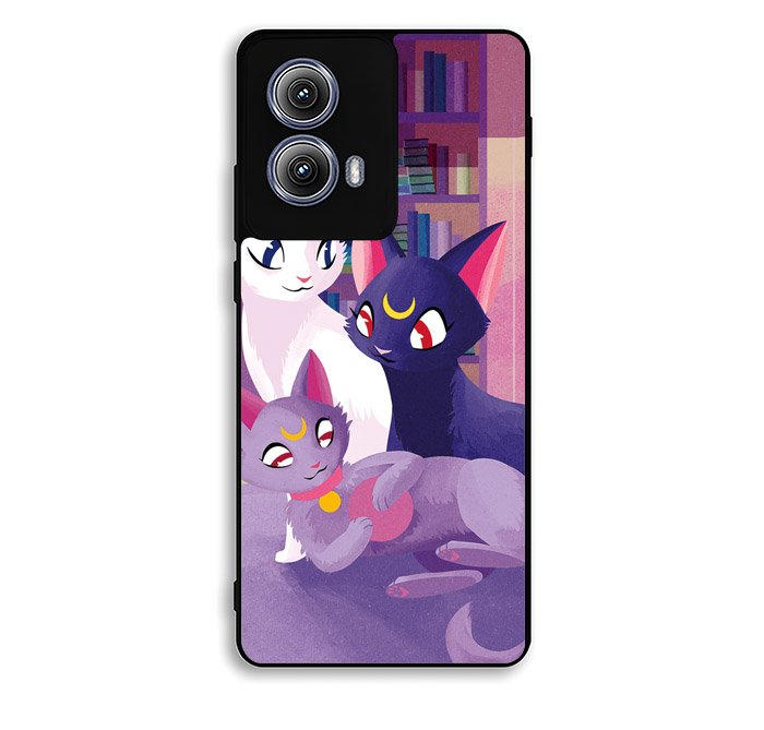 Luna Cat Sailor Moon Motorola Moto Edge 2024 Case BC2706