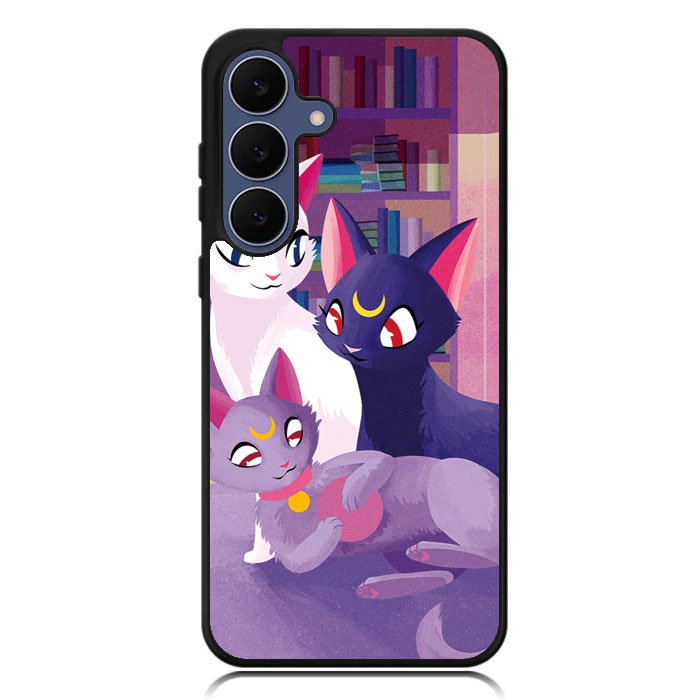 Luna Cat Sailor Moon Samsung Galaxy S25 FE Case BC2706