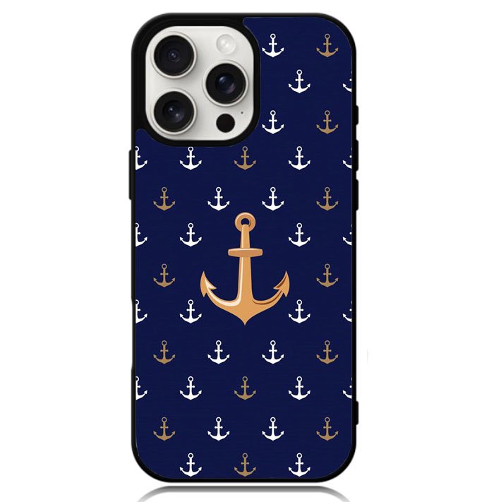 Anchor Pattern Case iPhone 16 Pro BC2697