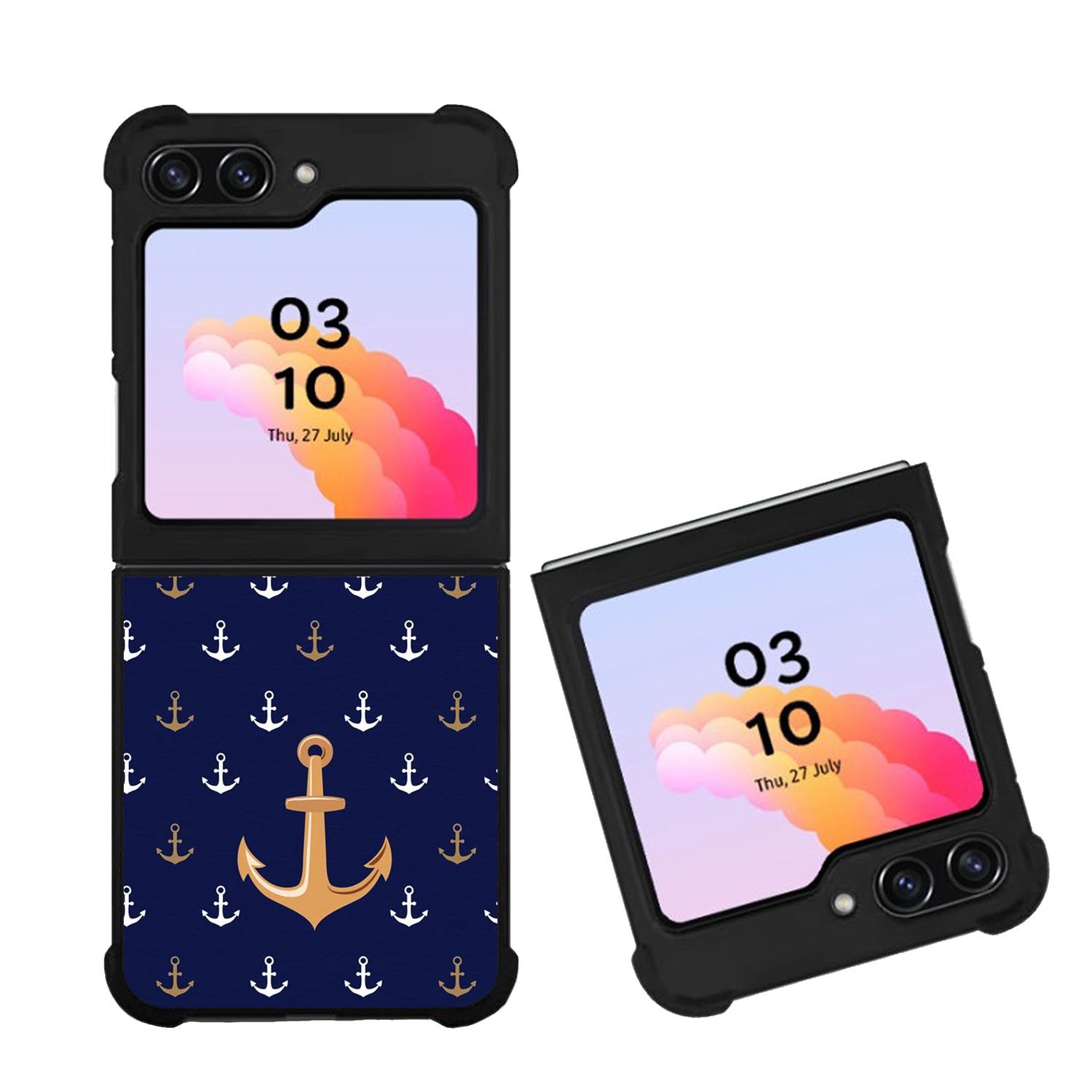 Anchor Pattern Case Samsung Galaxy Z Flip 5 5G BC2697