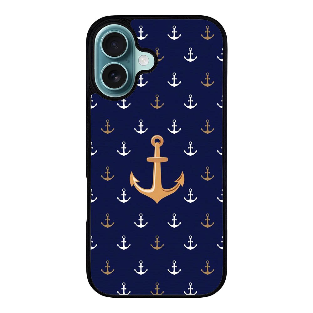 Anchor Pattern Case iPhone 16 Plus BC2697