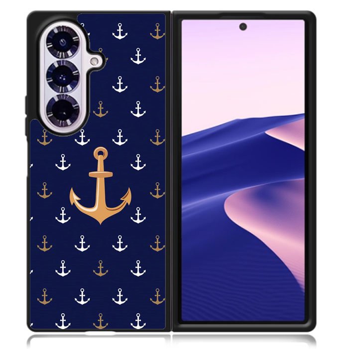 Anchor Pattern Samsung Galaxy Z Fold 7 5G Case BC2697