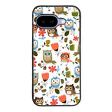 Cute Owl Pattern Google Pixel 10A Case BC2696