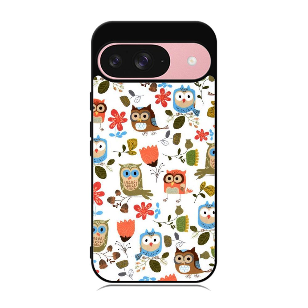 Cute Owl Pattern Case Google Pixel 9 BC2696