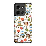Cute Owl Pattern Motorola Moto G 5G 2025 Case BC2696