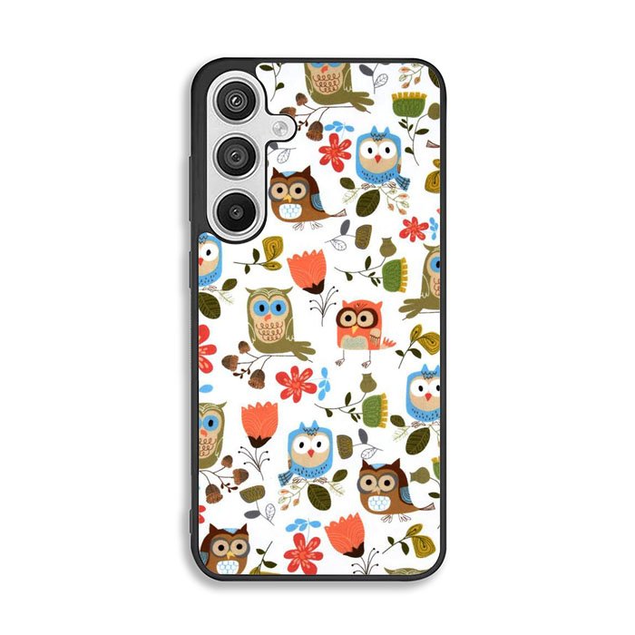 Cute Owl Pattern Samsung Galaxy A26 Case BC2696