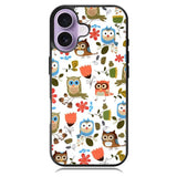 Cute Owl Pattern iPhone 17 Case BC2696
