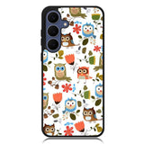 Cute Owl Pattern Samsung Galaxy S25 FE Case BC2696