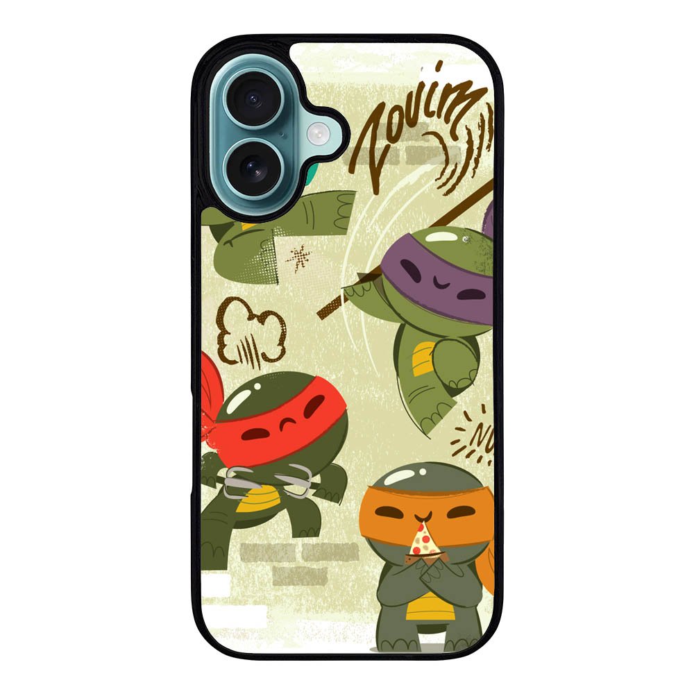 Cute Teenage Mutant Ninja Turtles Case iPhone 16 Plus BC2694