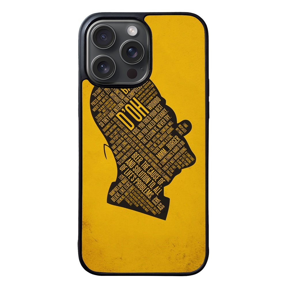 homer simpson face wallpaper Case iPhone 15 Pro Max BC2693