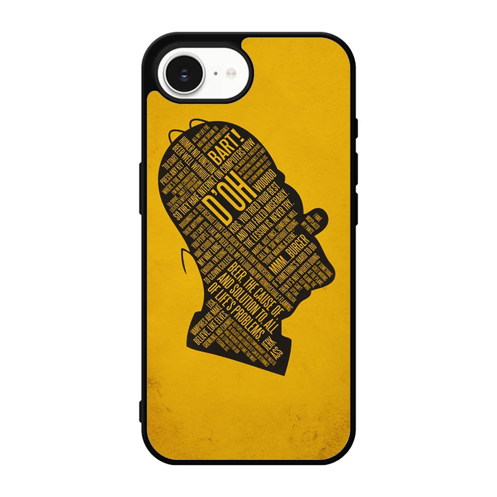 homer simpson face wallpaper iPhone 16e Case BC2693