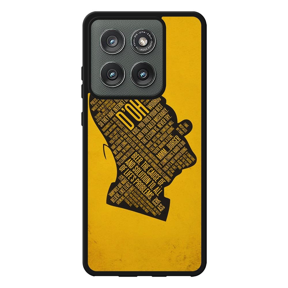 homer simpson face wallpaper Case Motorola Moto Edge 2025 BC2693