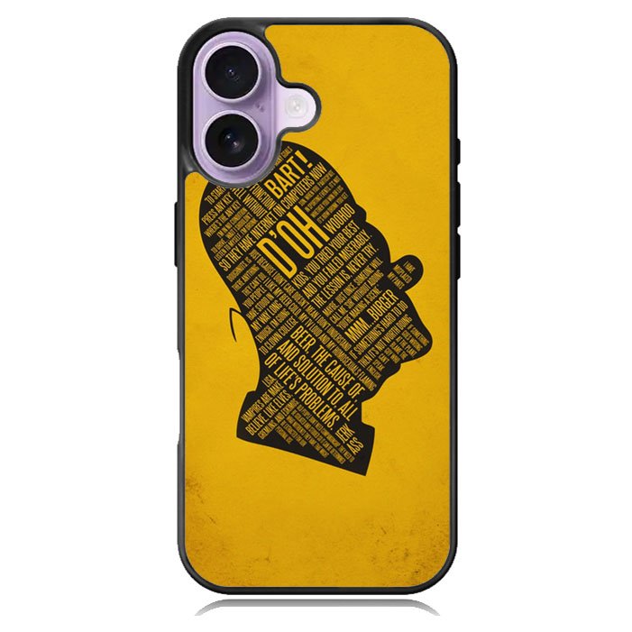 homer simpson face wallpaper iPhone 17 Case BC2693