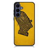 homer simpson face wallpaper Samsung Galaxy S25 FE Case BC2693
