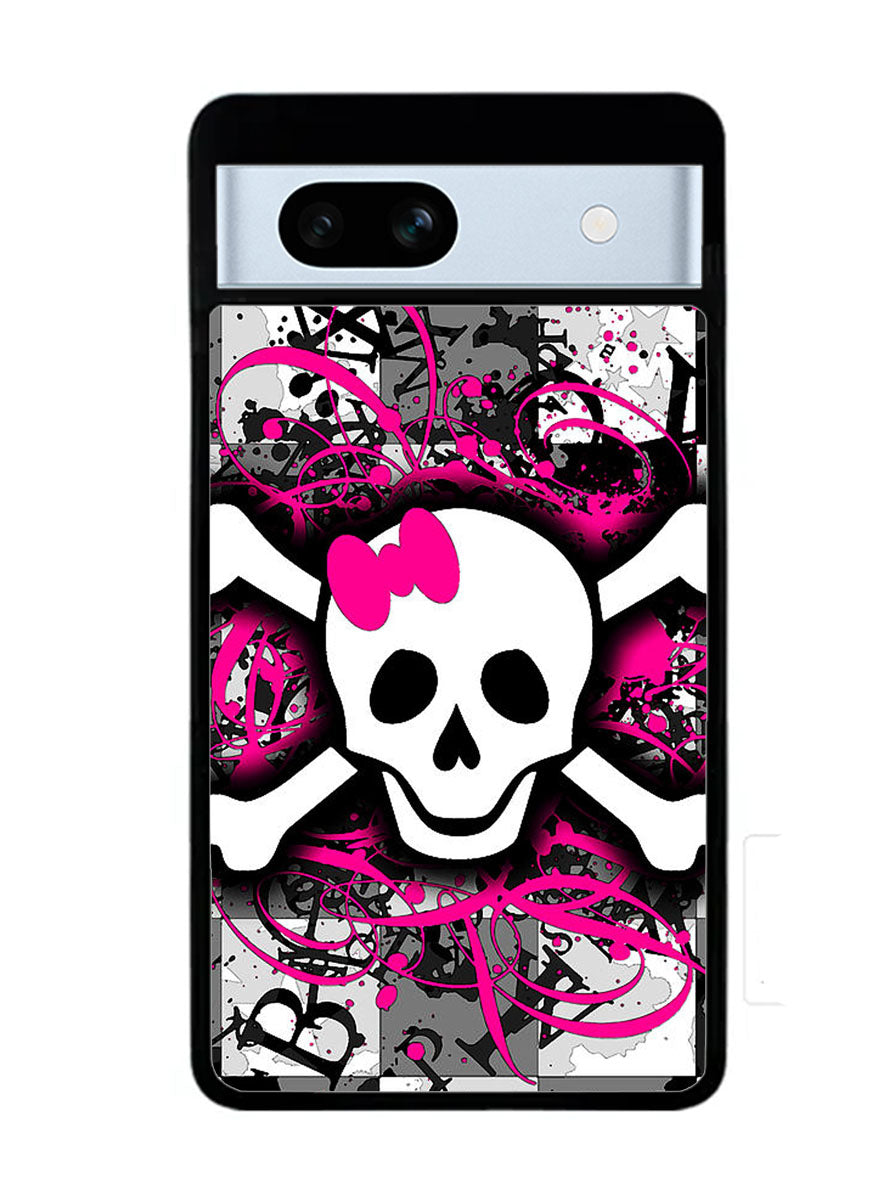 Girly Skull Google Pixel 7A Case