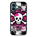 Girly Skull Case iPhone 16 Plus BC2692