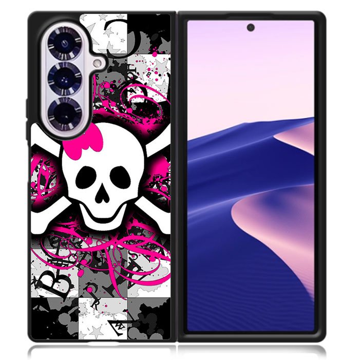 Girly Skull Samsung Galaxy Z Fold 7 5G Case BC2692