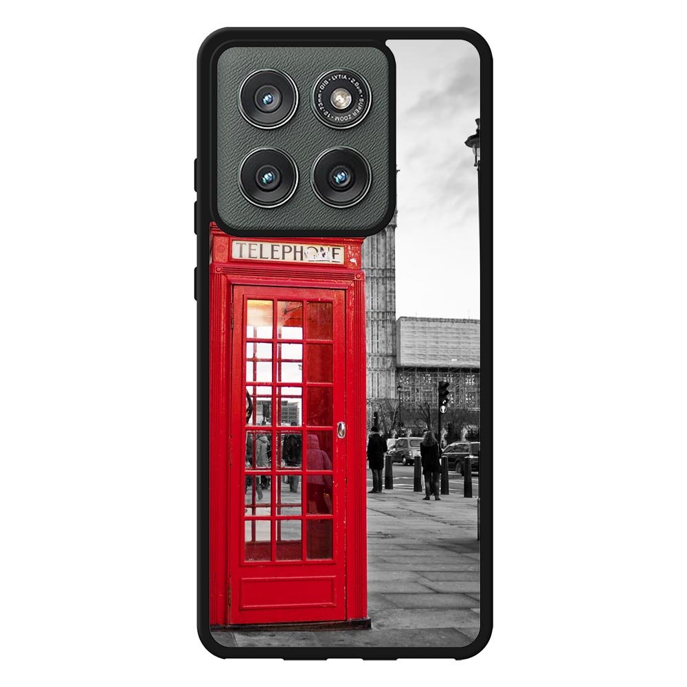london telephone booth wallpaper Case Motorola Moto Edge 2025 BC2691