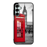 london telephone booth wallpaper Samsung Galaxy A16 Case BC2691