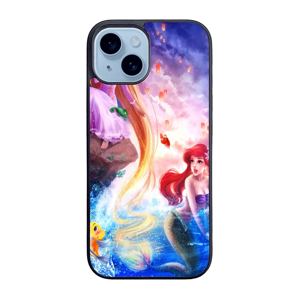 Ariel And Rapunzel Case iPhone 15 BC2690