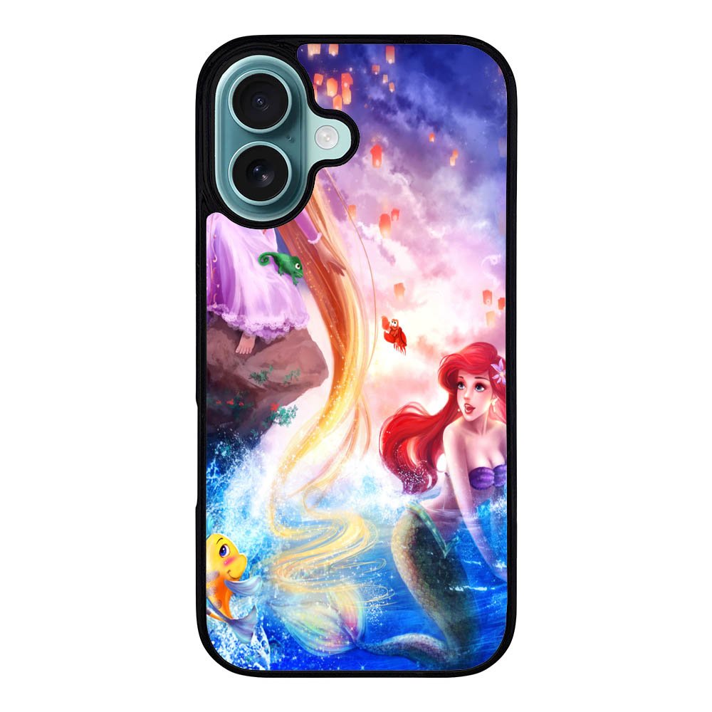 Ariel And Rapunzel Case iPhone 16 Plus BC2690