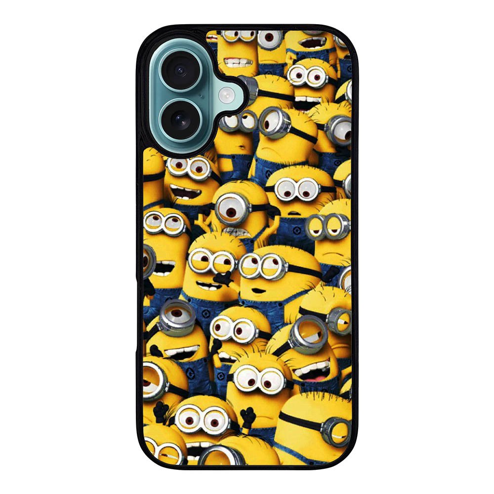 Minions Pattern Case iPhone 16 Plus BC2689