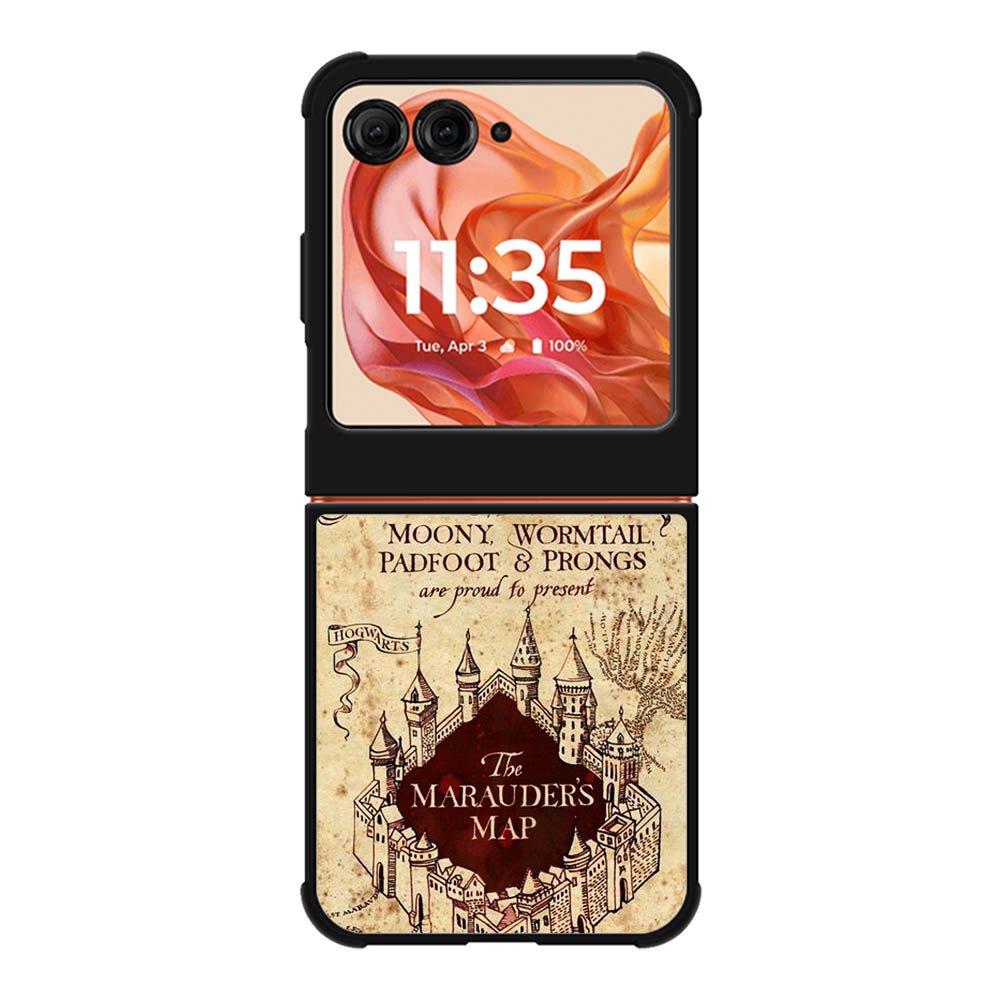 Marauders Map Hogwarts Motorola Moto Razr 2025/2024 , Moto Razr 60/50 Case BC2684