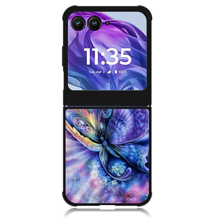 butterfly ART Motorola Moto Razr 2024 , Moto Razr 50 Case