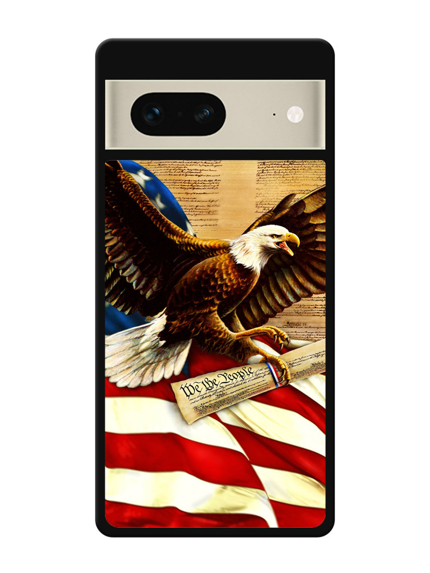 American Flag Eagle 1st Google Pixel 7 Case