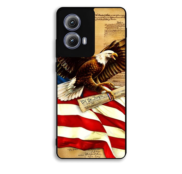 American Flag Eagle 1st Motorola Moto Edge 2024 Case FE5409