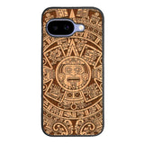 Stylized Aztec Calendar Wood Google Pixel 10A Case FE0601
