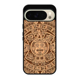 Stylized Aztec Calendar Wood Google Pixel 10 Pro Case FE0601