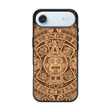 Stylized Aztec Calendar Wood iPhone Air Case FE0601