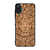 Stylized Aztec Calendar Wood Samsung Galaxy A07 Case FE0601