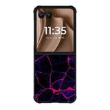 Texture black pink Motorola Moto RAZR Plus 2025 Case FE0611