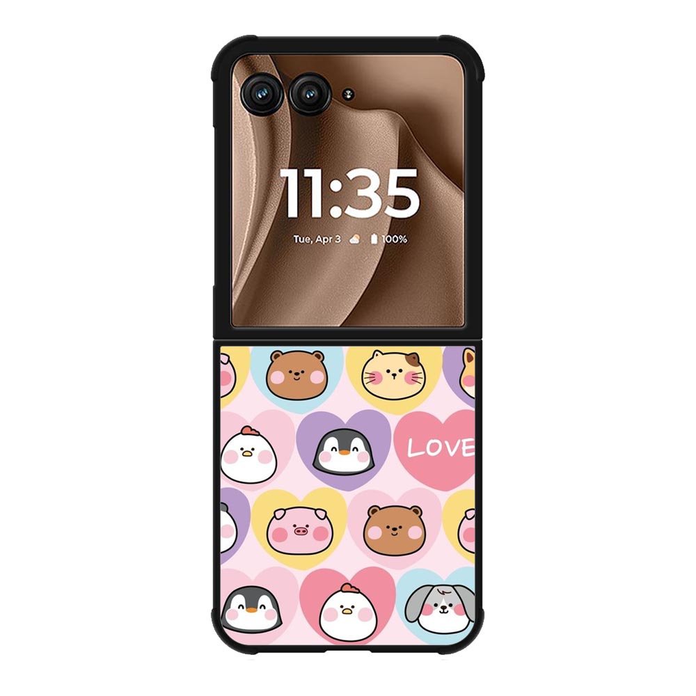 Animals love Motorola Moto RAZR Plus 2025 Case FE0034