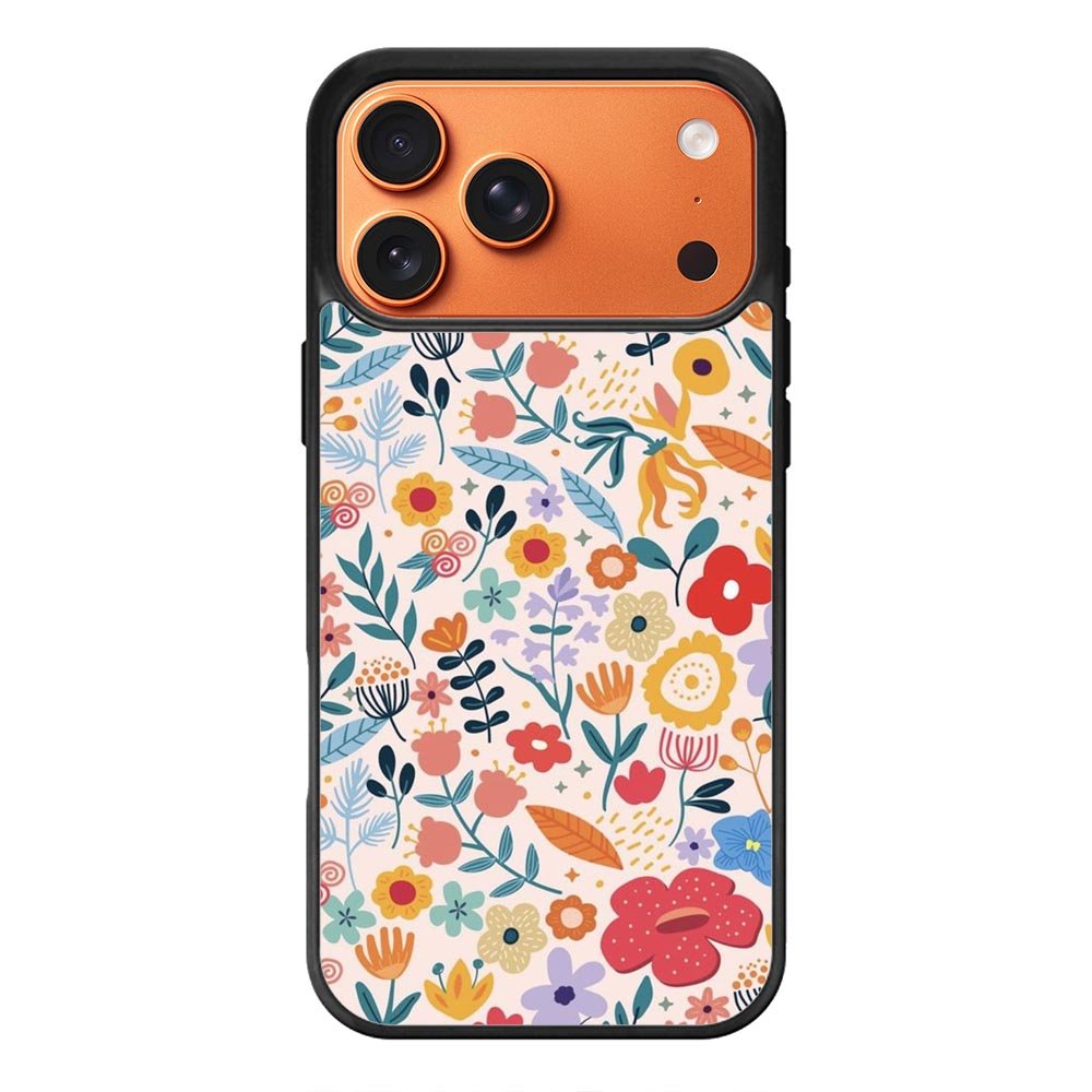 Flower pattern iPhone 17 Pro Max Case FE0273